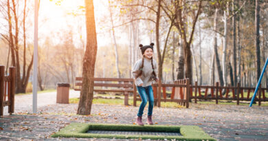 inground trampolin test