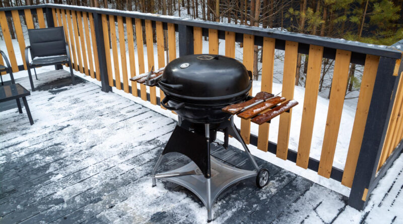 weber kuglegrill med bord